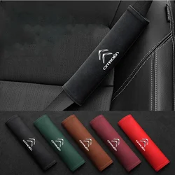 2pcs 21cm Car Seat Belt Shoulder Strap Protector for Citroen DS5 DS4 Berlingo C4 C3 C5 C1 DS3 ZX Xsara Interior Accessories