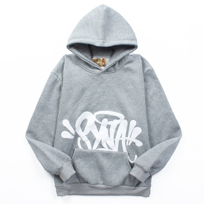 American Street Drill Syna Hip Hop Style Y2K Hooded Hoodie Female Couple Hoodie Trend Sweatshirt  Hoodies Women