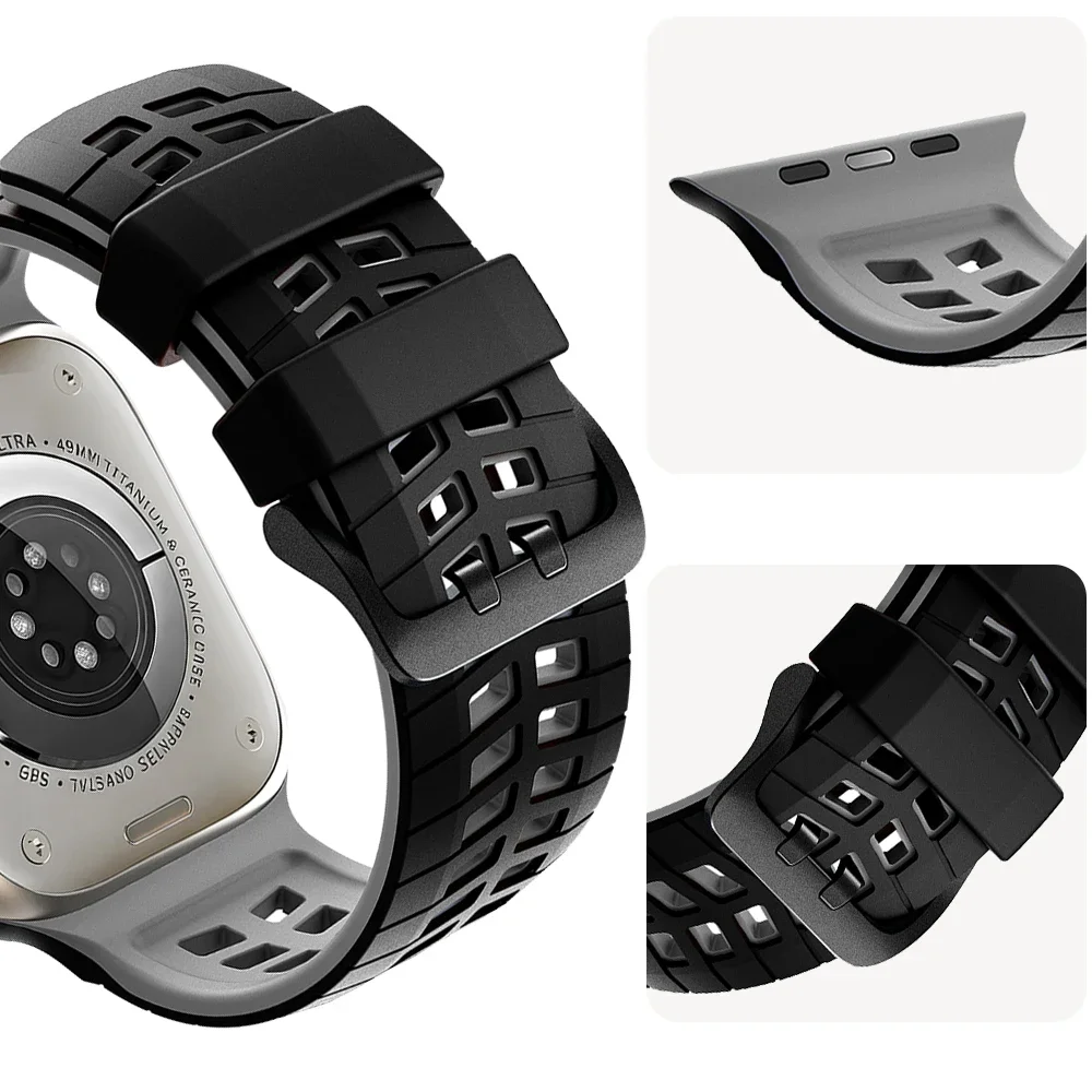 Paski sportowe do Apple Watch, – Silicone Band Women recenzja i cena