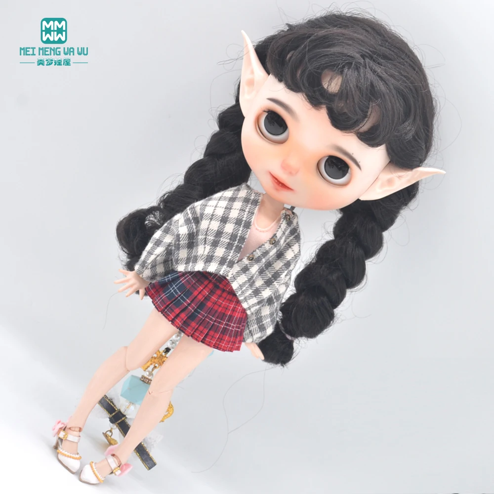 

Blyth Clothes for 28-30cm Azone OB22 OB24 Doll Clothes Fashion wool coat Toys Gifts