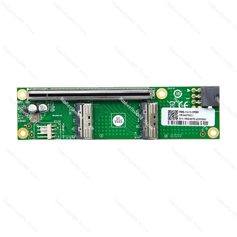 Independent Extension Expansion Adapter Card PCle5.0 X16 To MCIO 8i Adapter Baseplate U.2 Hard Disk Adapter Card