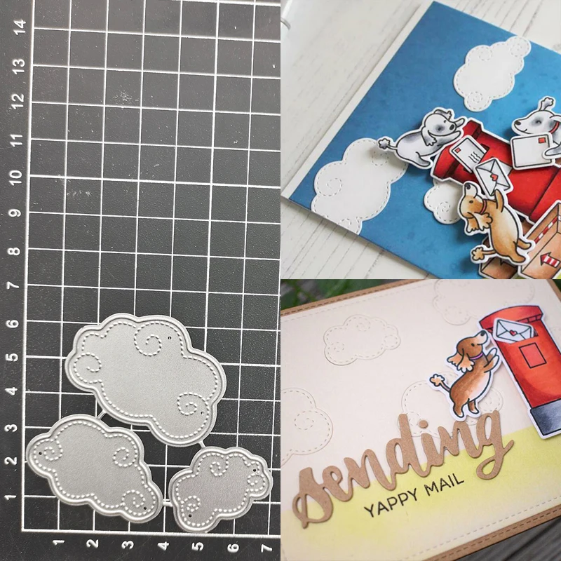 

2023 New Metal Cutting Dies Clouds DIY Scrapbook Cutting Die Paper Cards Embossed Craft Die Cut