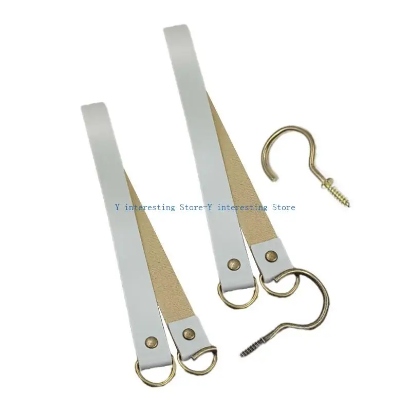 

896A Leather Curtain Tiebacks 2Pcs Leather Curtain Buckle Creativity Curtain Holdback
