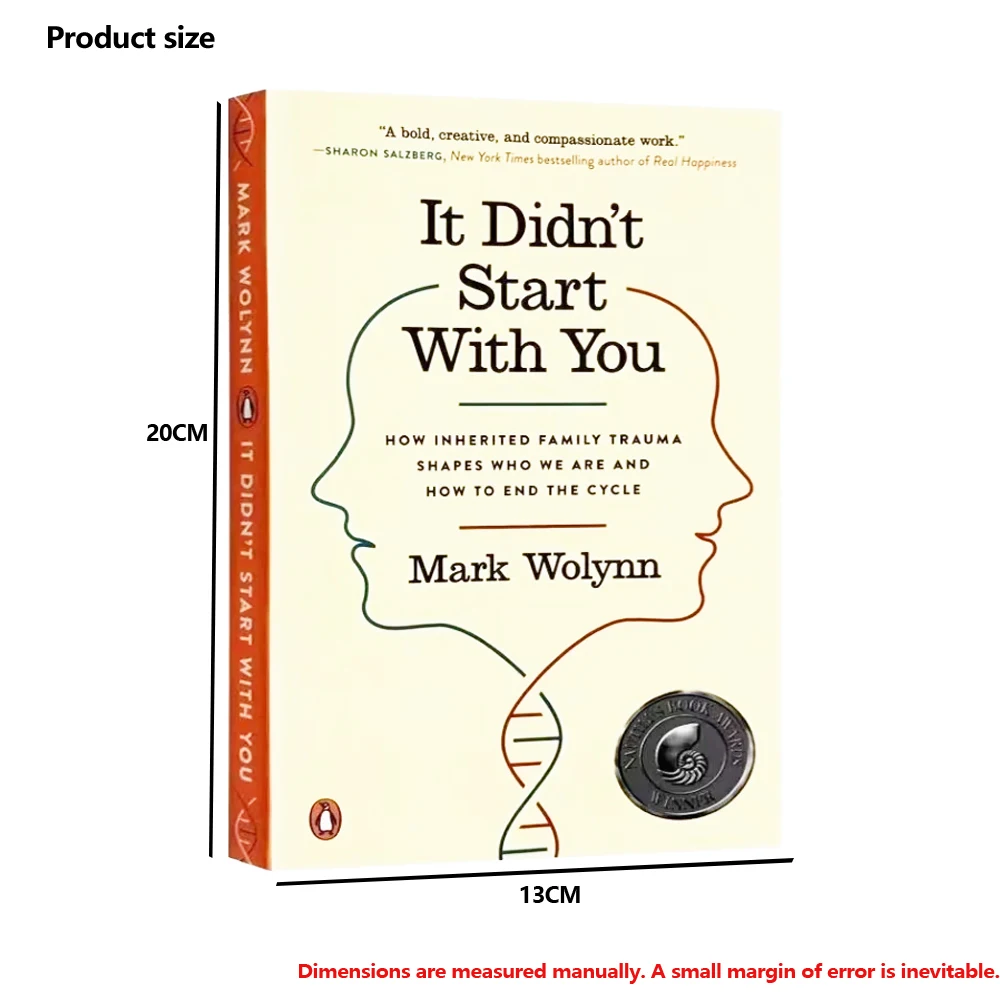 It Didn't Start with You By Mark Wolynn Guide to Emotional Healing & Intergenerational Trauma Healing Self-awareness Exercise