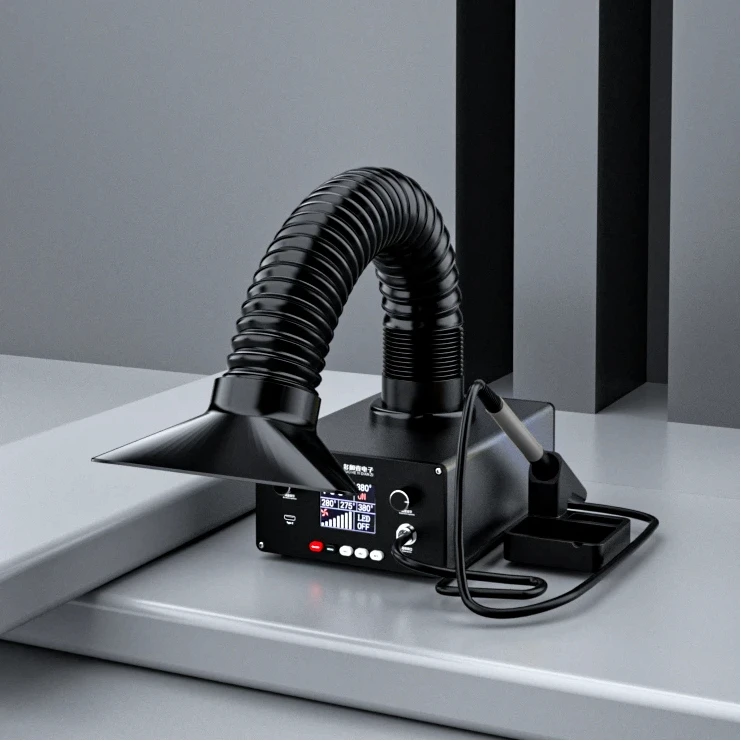 

TBK D201 Digital Display Smoking Electric Soldering Iron High Power Constant Temperature Soldering Station