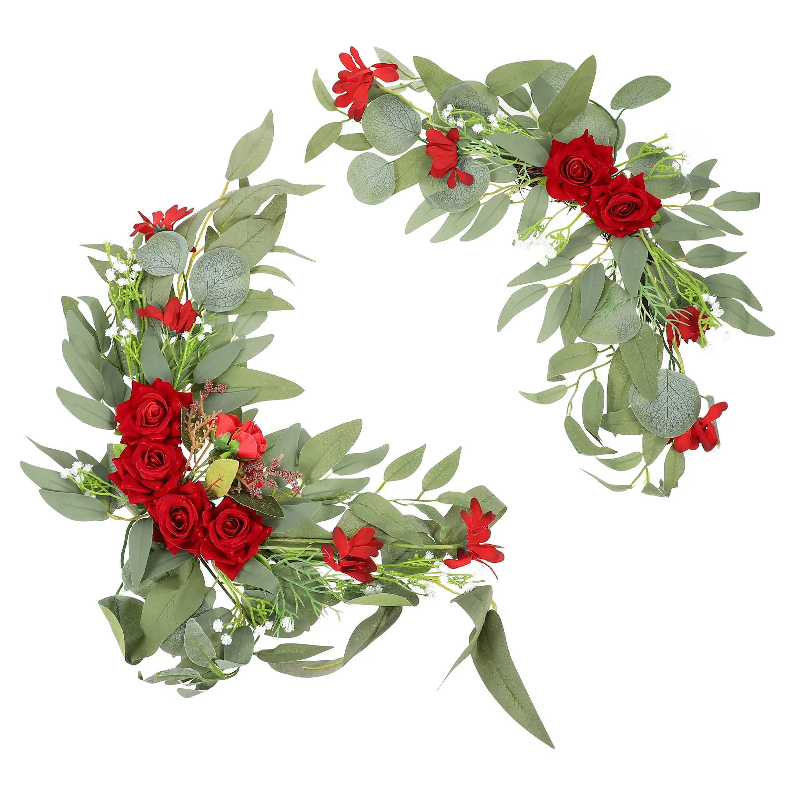 

2 шт. Искусственные розы для декора арок, украшения для свадебных арок, романтические цветочные композиции для вечеринок