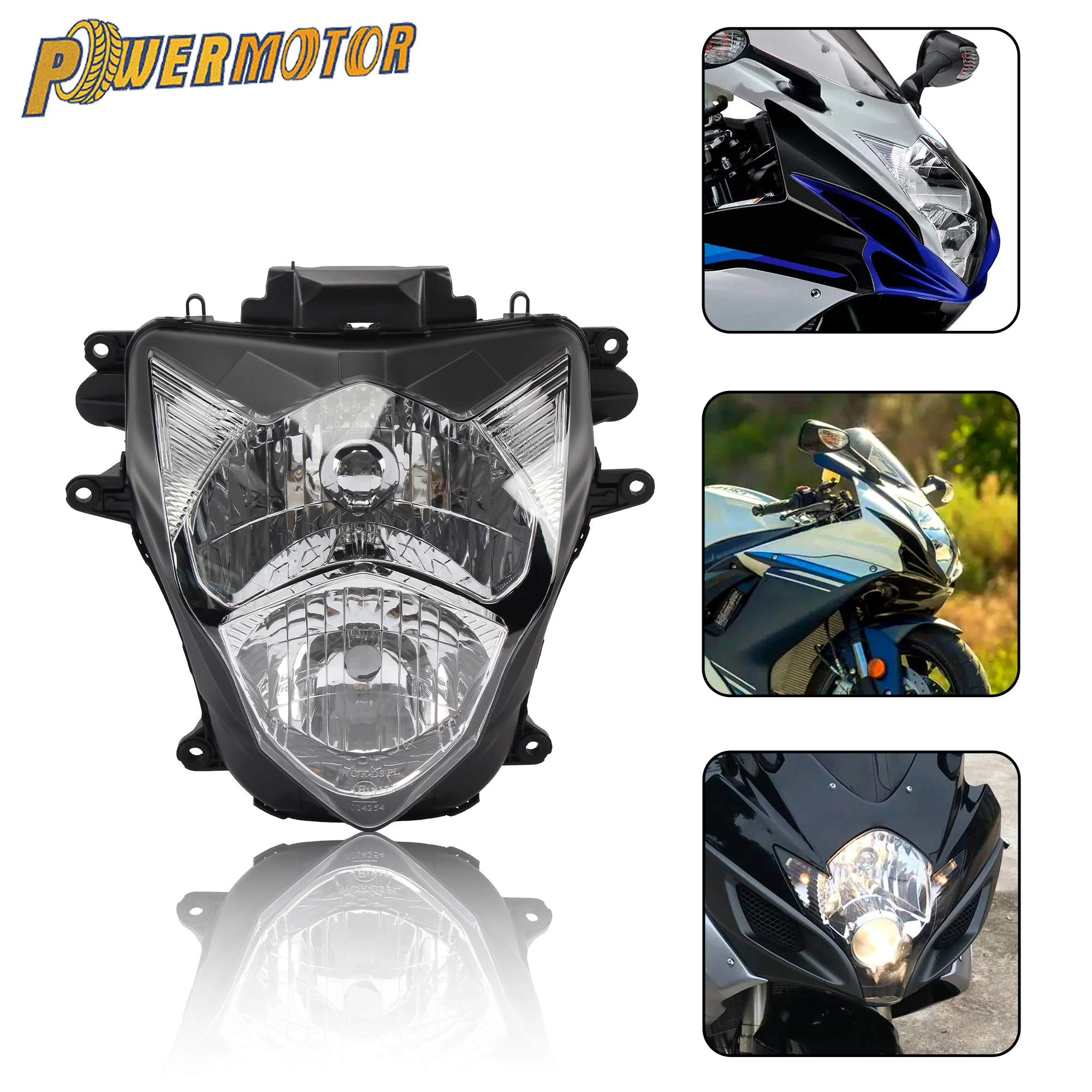

For SUZUKI Motorcycle Headlight GSX-R600 GSX-R750 GSXR600 GSXR750 GSXR 600 750 2011-2016-2019 Supermoto Headlamp Assembly Fit