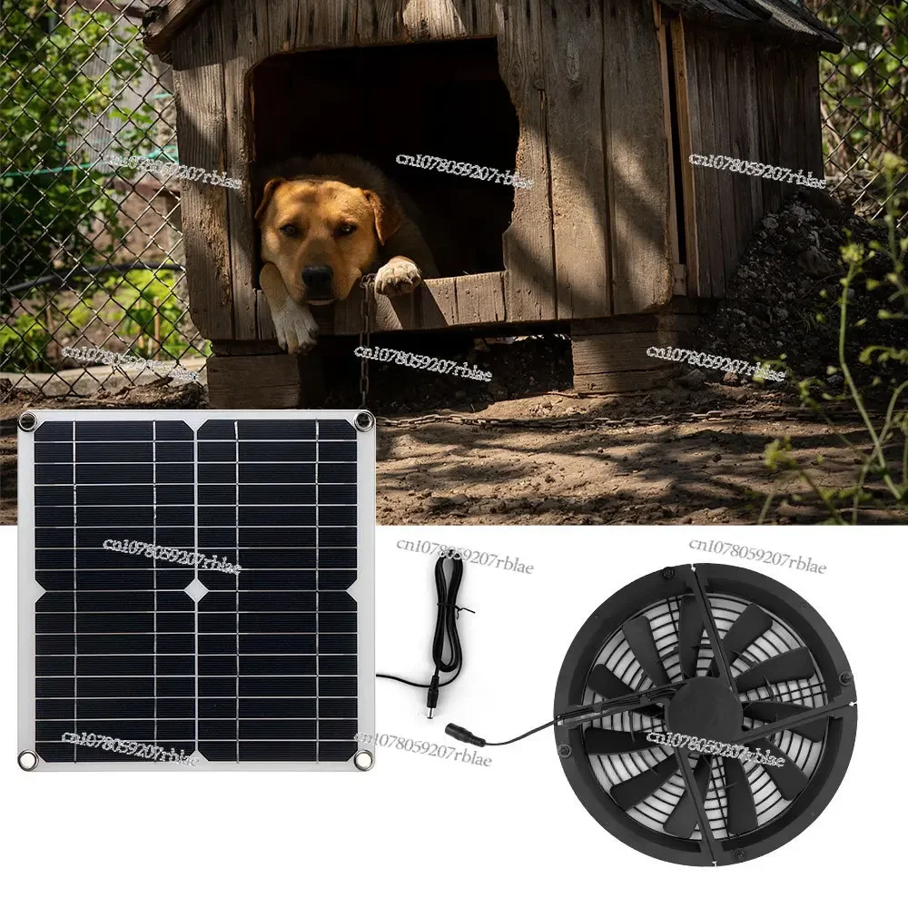 Single crystal 12W12v round exhaust fan, solar fan set Solar Panel Power