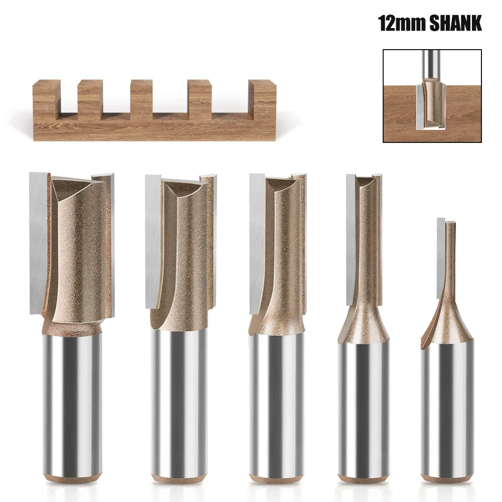 1 PC 6mm Shank Straight Router Bit  Carbide Milling Cutter Woodworking Tool Trimming Cutter