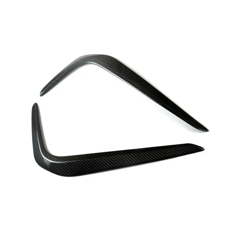 1Pair Front Bumper Lip Splitter Body Kit Fog Light Eyebrow Replacement Parts For BMW G30 G31 G38 2018-2021-X67A