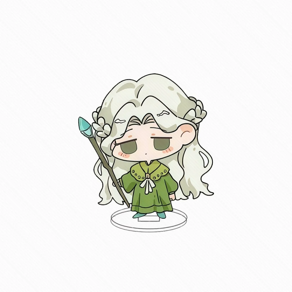 لطيف مضحك MBTI infp entp اكسسوارات زينة الاكريليك حامل المعلقات مجردة ملتوي جمع هدايا عيد الميلاد