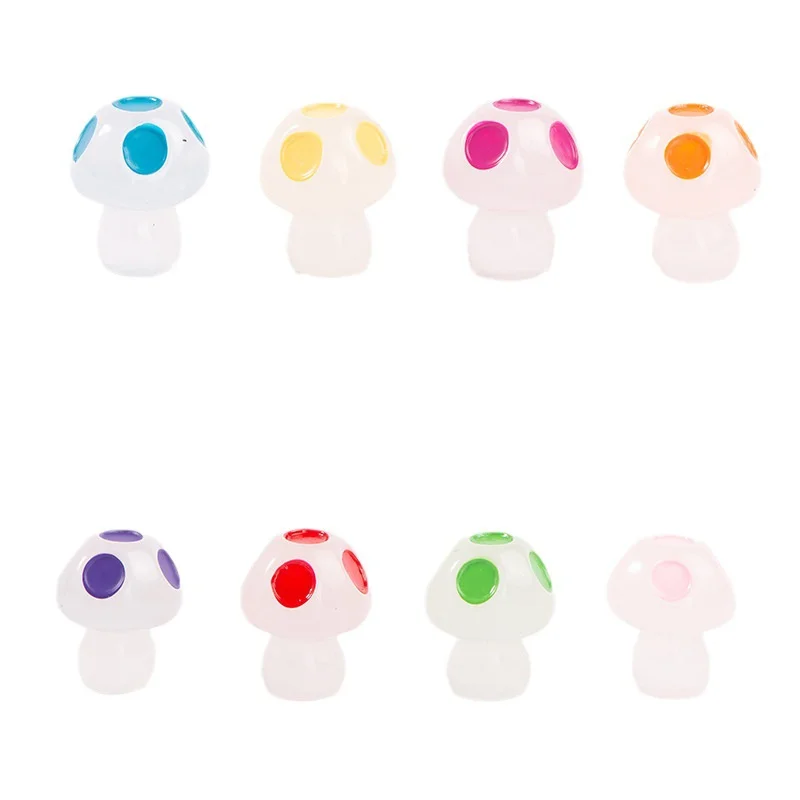 1~10PCS Mini Glow Mushroom Decoration Natural Beauty Multi-functional Decoration Charming Trend Whimsical Popular