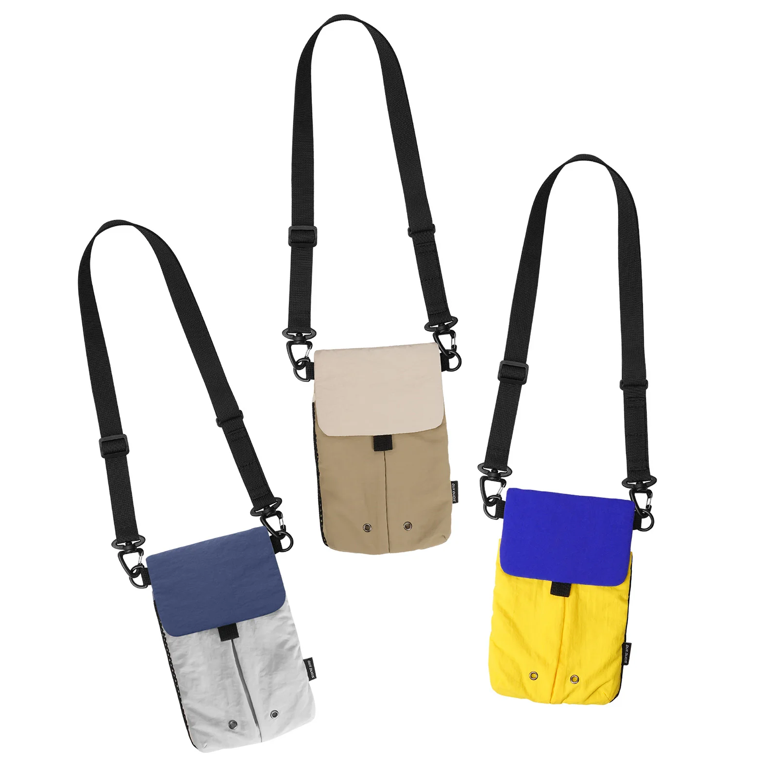 DUX DUCIS FLEX Series Nylon Crossbody Bag Lightweight Waterproof Phone Shoulder Sling Bag for Men Women Travel Outdoor Daily Use