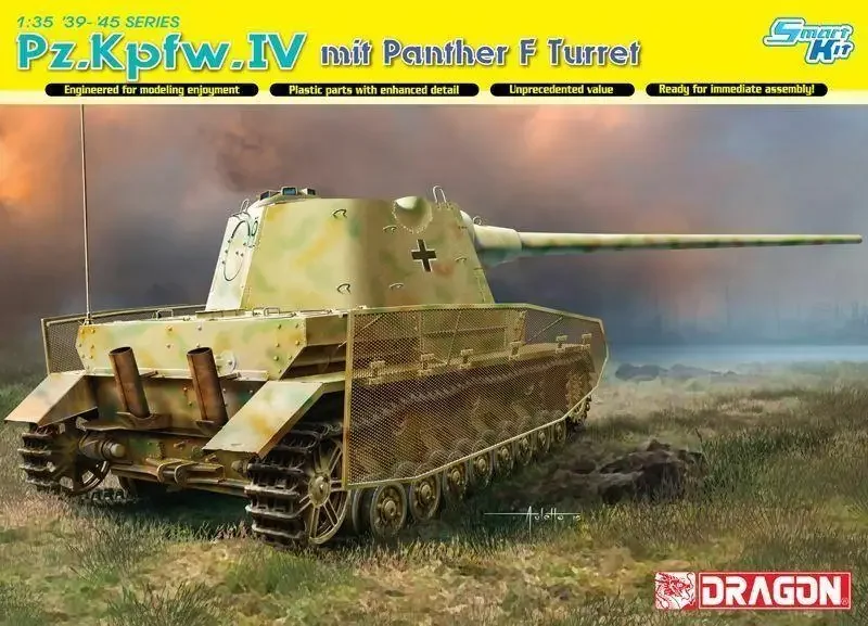 DRAGON 1/35 6824 Pz.Kpfw.IV mit Panther F Turret