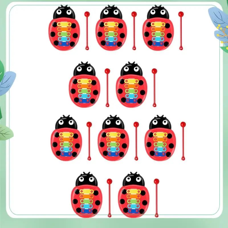 

SYDS Puzzle Insect Ladybug Hand Percussion Instrument Early Education Music Music Instrument Children's Percussion Instrument