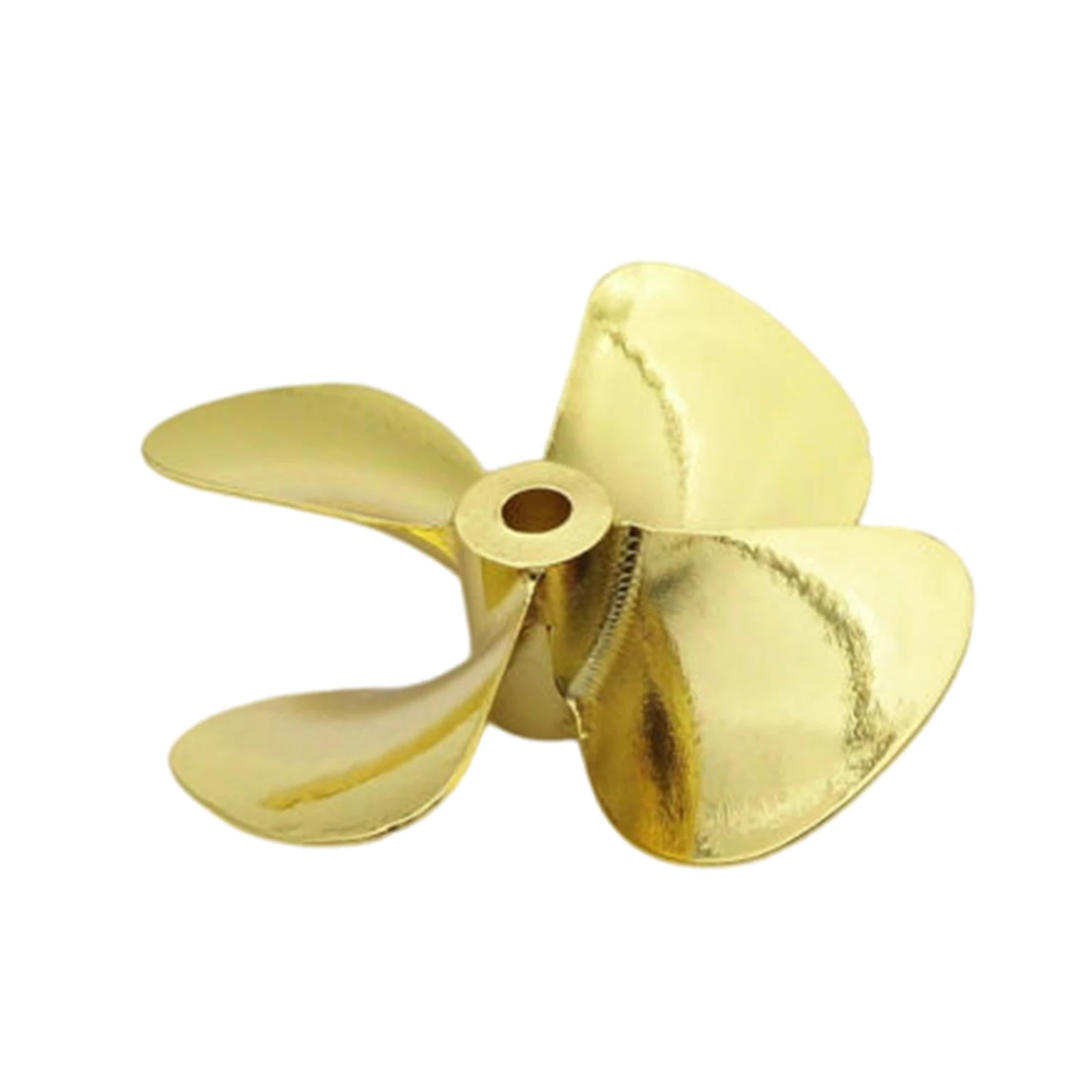 Metal Propeller 4-Blades 4mm Shaft 55mm 60mm Prop for RC Boat Fishing Boat Marine upgrade accessories for RC boat models