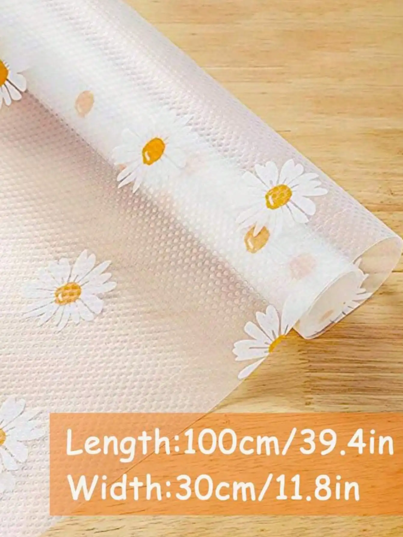 1 Roll Of Clear Waterproof Mats, Non-Slip Cabinet Liners For Kitchen Cabinets, Shelves, Desks