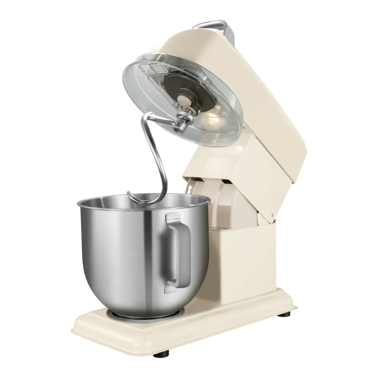 

Chef Stand Mixer for Baking - Powerful and Stylish Kitchen Machine, with K-beater, Dough Hook, Whisk and 7L, 300w, Silver