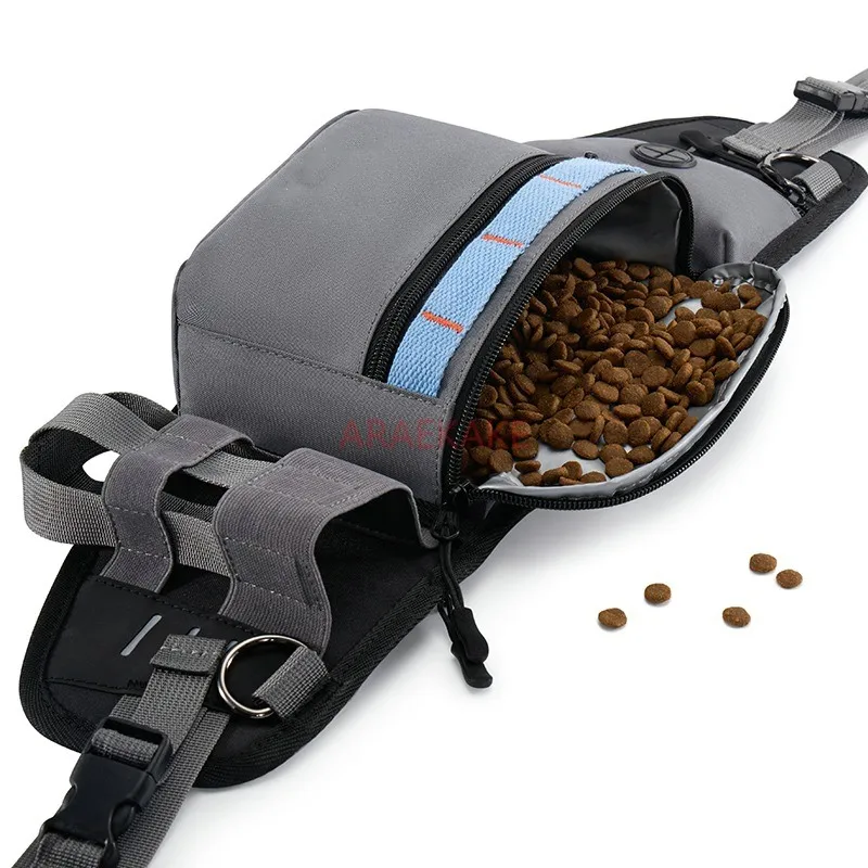 

Сумка для дрессировки собак, портативная сумка для собак, поясная сумка для дрессировки питомцев, сумка для уличных прогулок, многофункциональная сумка.