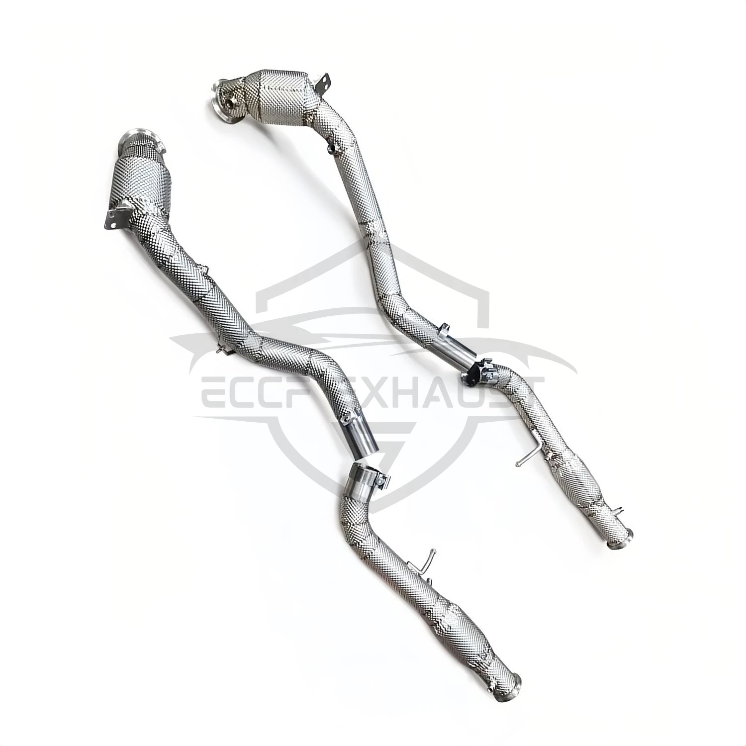 

Sports Downpipe With Heat Shield For Mercedes AMG G63 Aggressive Exhaust Sound High Flow Performance Upgrade