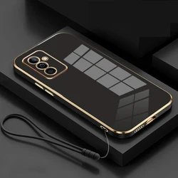 For Samsung A13 5G Case Galaxy M23 F23 M13 A04S A14 M14 A03S A13 A14 5G phone Cover Luxury Square Plating Soft Back Cover Fundas