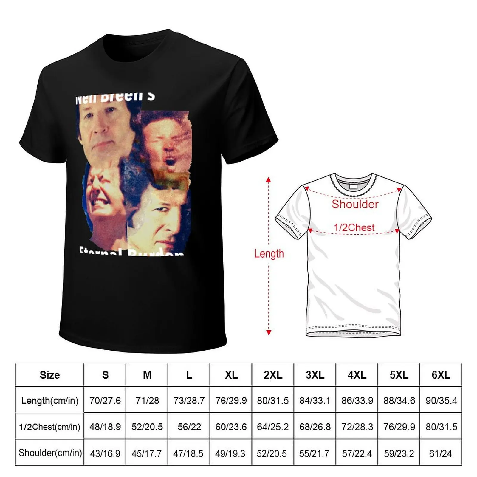 Neil Breen_s Eternal Burden T-Shirt tops anime plus size tops summer top fitted t shirts for men