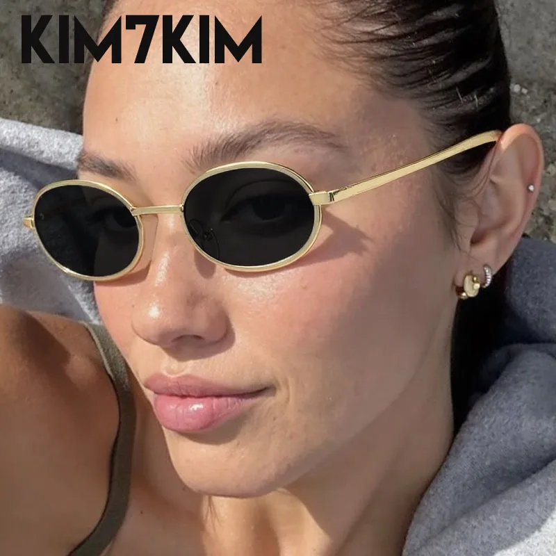 إطار صغير البيضاوي فاسق النظارات الشمسية النساء 2025 العلامة التجارية الفاخرة تغيير لون نظارات شمسية خمر UV400 نظارات فوتوكروميك ظلال