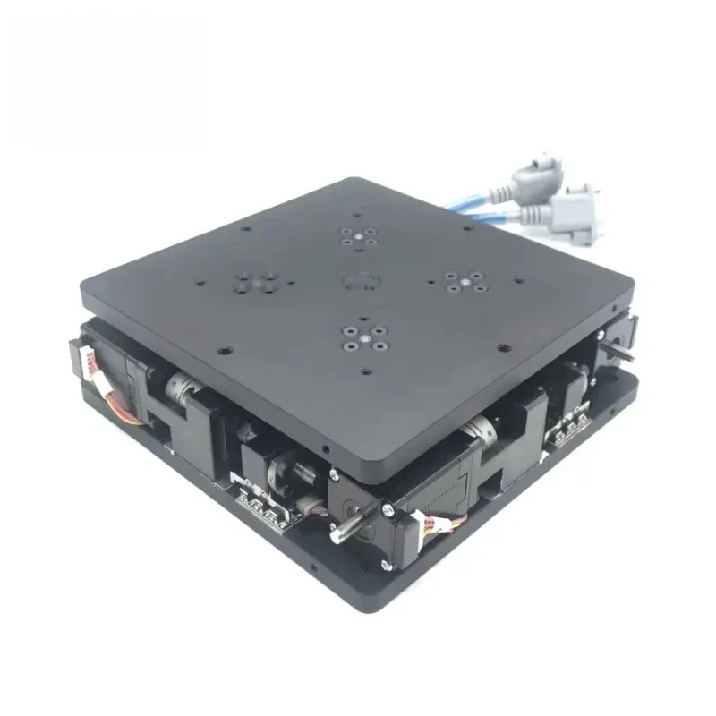 G+ XXY  Table 5-axis XY Theta UVW Positioning Stage for Glass Angular Cutting Grinding  XXY Alignment Stage