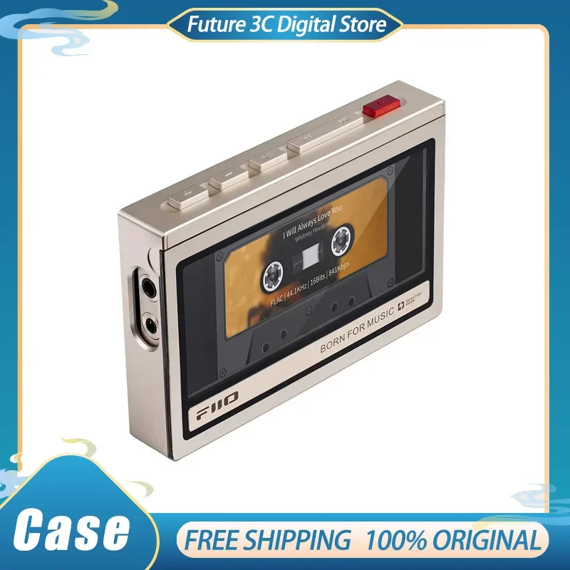 

FiiO M21 MP3 Player Protective Case Retro Magnetic Tape Portable Music Payer Protective Case Walkman Accessories Customize Gifts