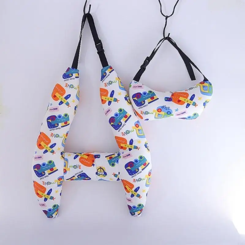 

M89C Portable Travel Pillow for Toddlers Travel Pillow for Kids H-shaped Travel Pillow for Kids to Support Body & Head