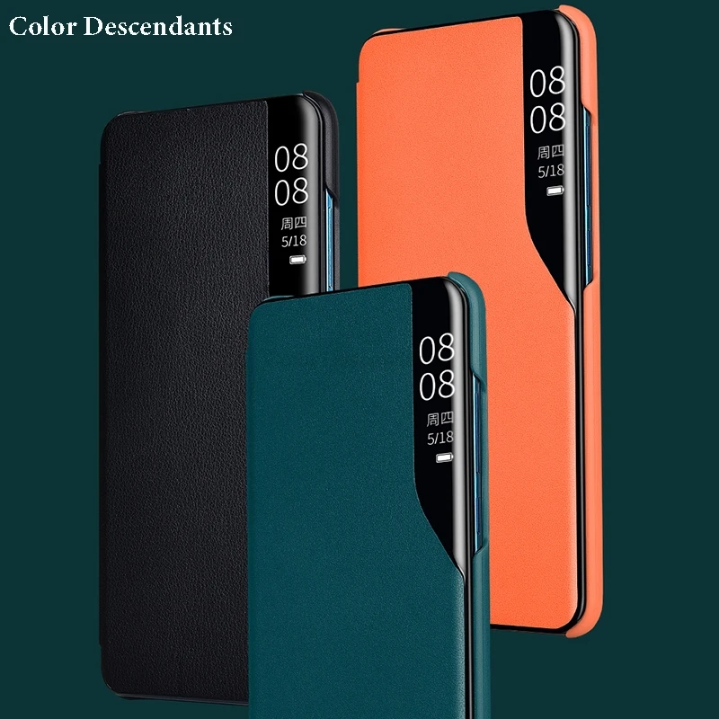 Smart Phone Case For Samsung Galaxy S23 S22 S21 S20 FE S8 S9 S10 Plus  Leather Flip View Cases For Galaxy Note 20 20 Ultra Cover