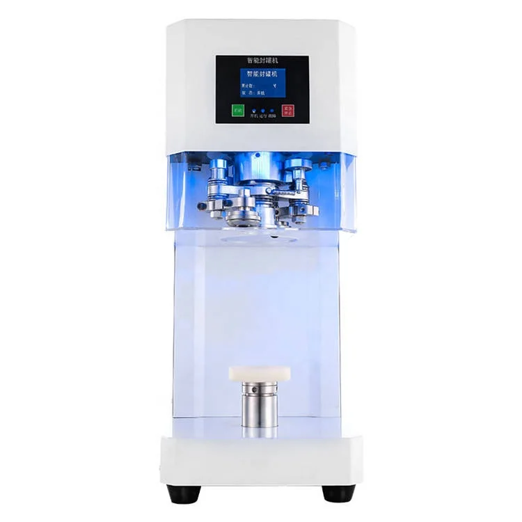 

Intelligent Full Automatic can sealing machine milk tea shop sealing cup machine tin cans sealer machine beverage sealer