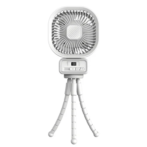 T-Lucky Portable Fan A28 Wireless Mini Handheld Fixed Automatic Rotating Head Fan USB/Portable