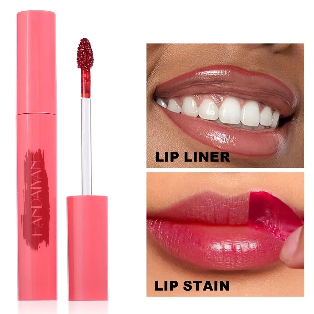 Long Lasting Matte Lip Stain Peel Off Masque 6 Colors Waterproof Tattoo Peel Off Mask Transfer Proof Lip Tatoo