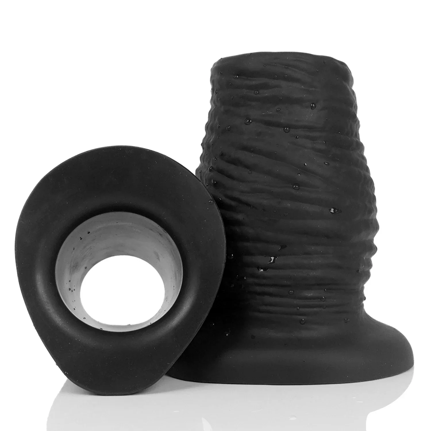 3/3.46/3.85 pollici Enorme Plug anale cavo Silicone liquido Morbido Butt Plug Espansione anale vaginale Speculum Gay Fisting BDSM Giocattoli del sesso