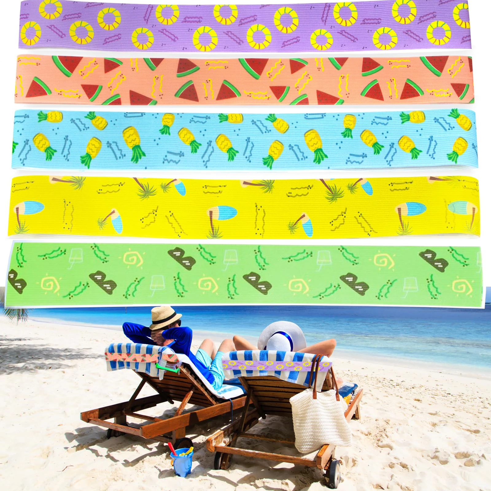 2 Pcs 11.8In Towel … - image