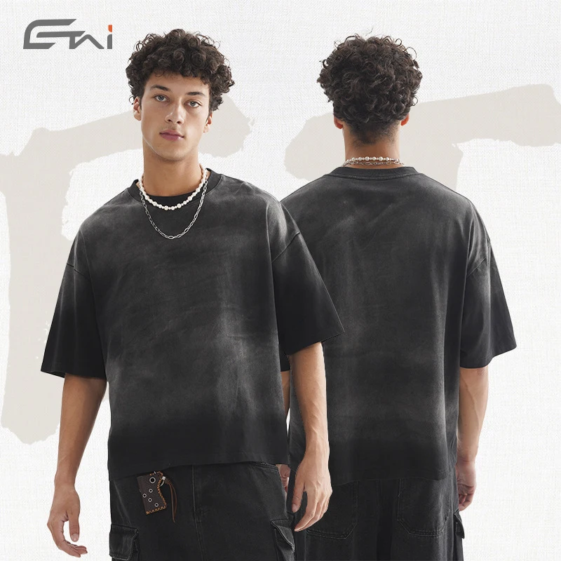 

High-quality Boxy Fit Short-Sleeve T-Shirt for Men, Versatile and Stylish