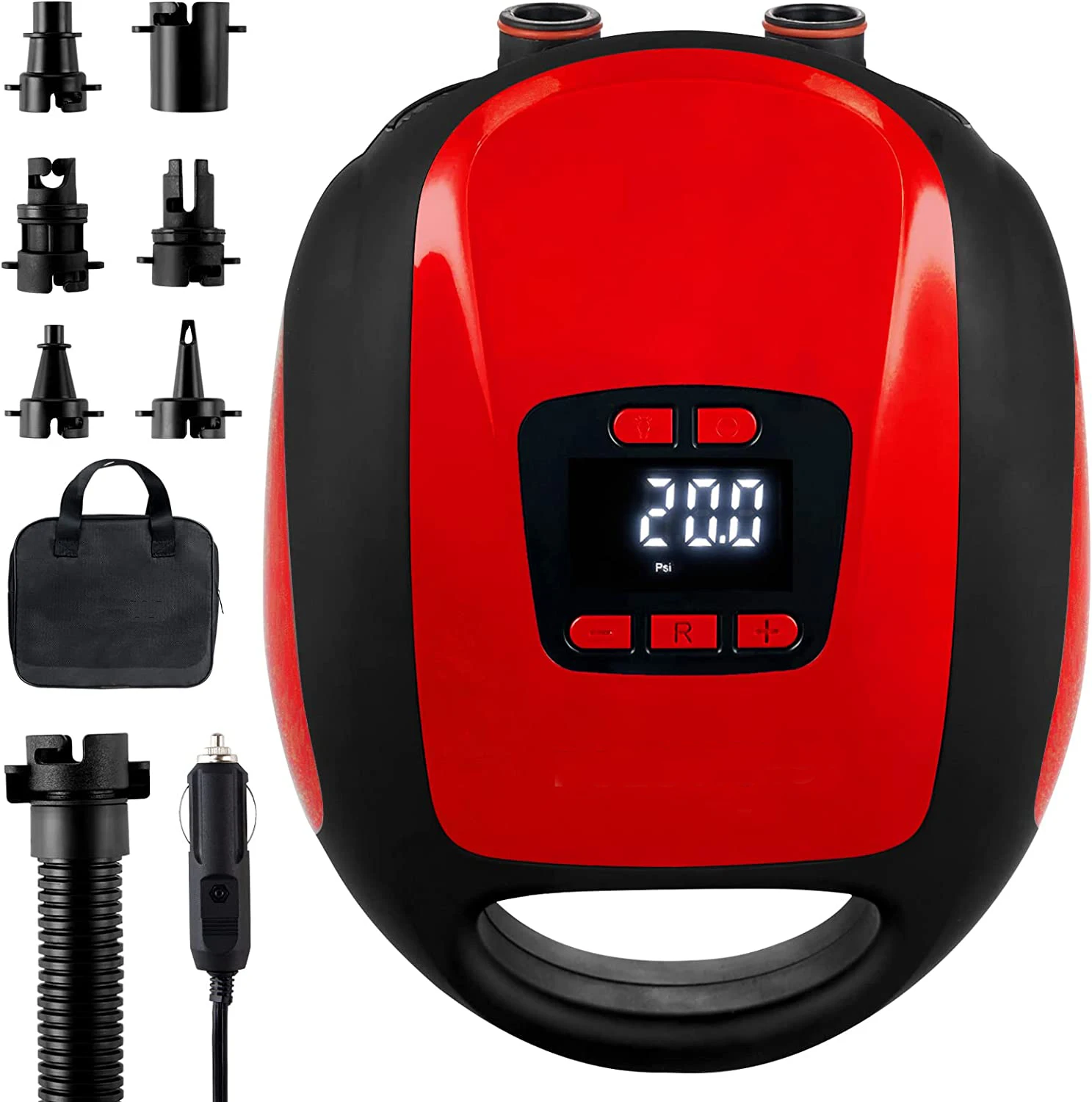 

Professional Portable Air Compressor Pump Paddle Board Pump with Auto-Off Deflation Function for Inflatables Kayaks Boats