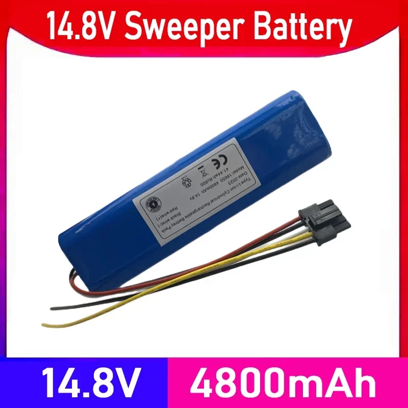 

100% Brand New. 14.8V 4800mah 18650 Lithium Battery, Suitable for Viomi V2 Pro, Vrvclmb21b