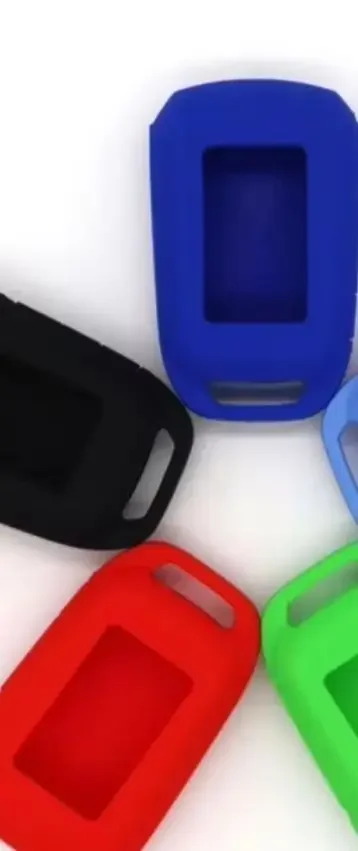 Car LCD Key Cover For A92 And A94 Alarm Models, Five Colors Available: Black/Red/Green/Light And Dark Blue