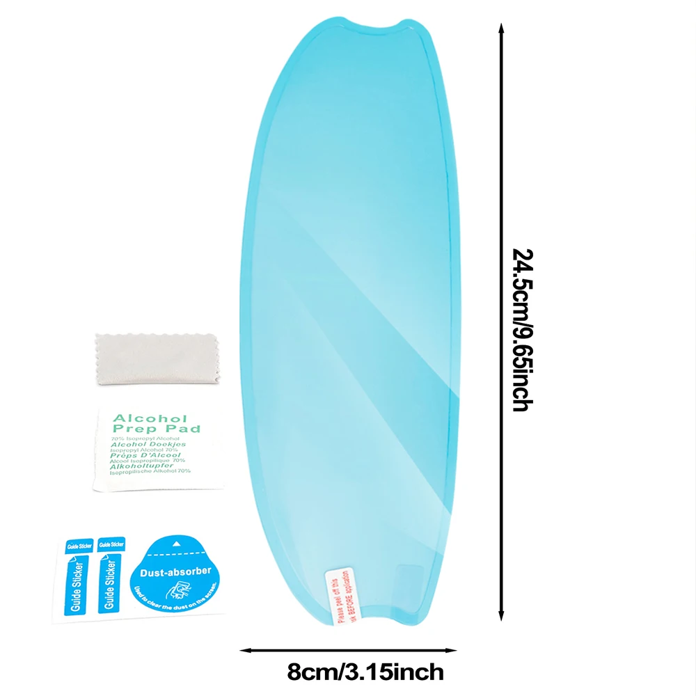 New Universal Motorcycle Helmet Clear Patch Film Anti-fog and Rain Film Nano Coating Sticker Film Helmet Motocross