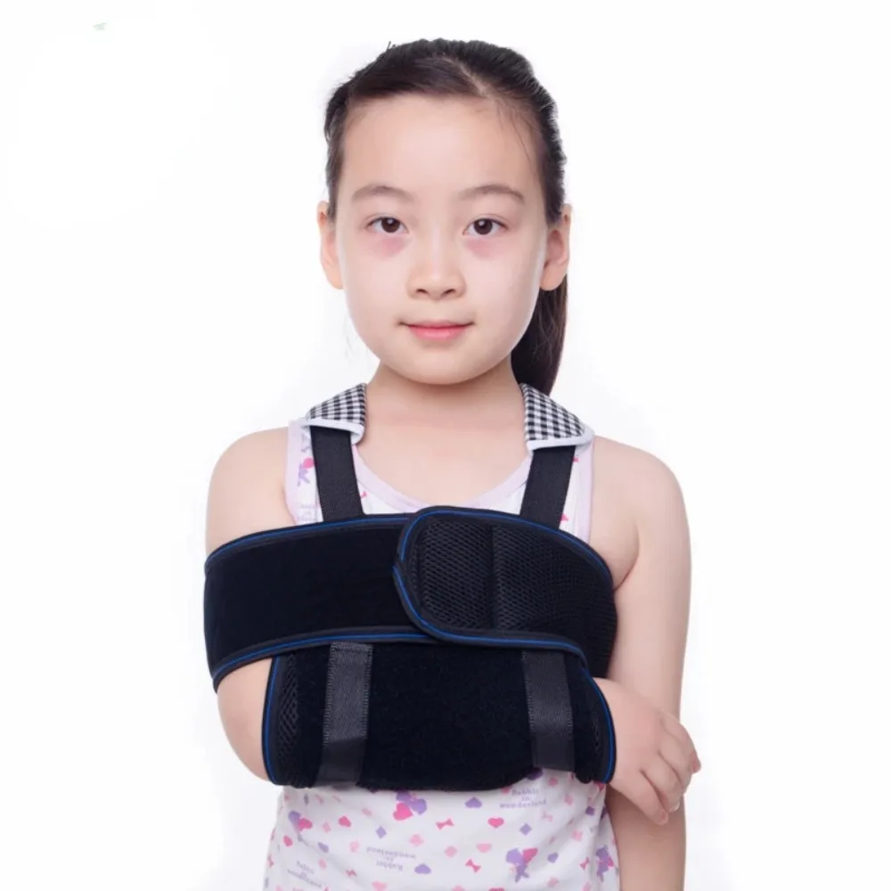 

Children Forearm Fixed Sling Breathable Mesh Arm Shoulder Fracture Recovery Strap Adjustable Wrist Joint Sprain Protection Band