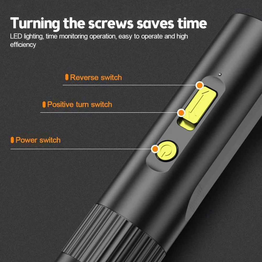 Portable Mini Electric Screwdriver Smart Cordless Automatic Screwdriver Multi-function Bits Portable Power Tools Set With Bits