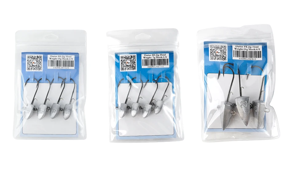 Noeby Dart Jighead Angelhaken 7g 10g 28g Stachelhaken Sinker Haken für Wurm Weiche Köder Bass Zubehör Angelhaken – Detail 10
