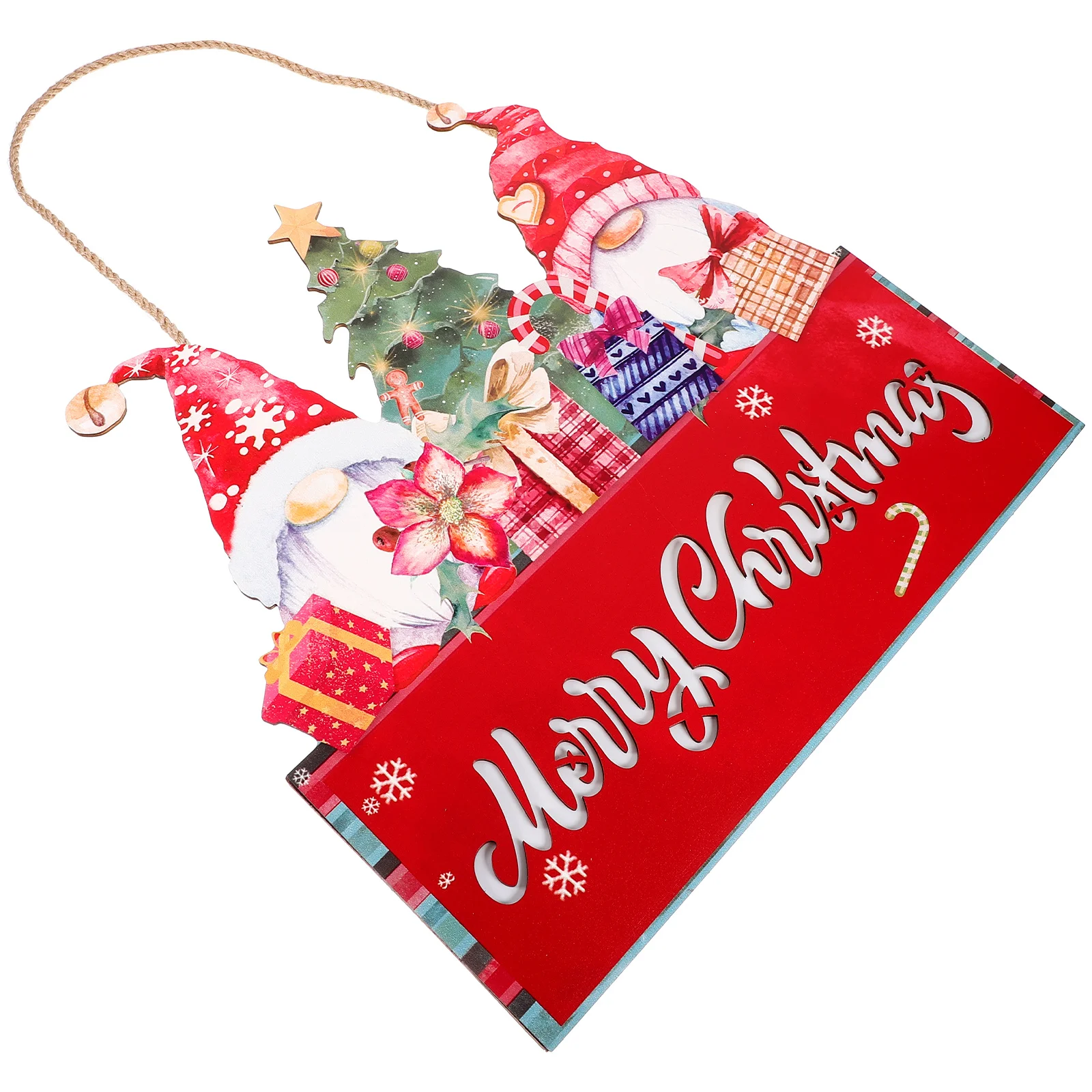 

Without Wall Hanging Decoration Christmas Decorative Plaque Wood Ornaments Delicate Board