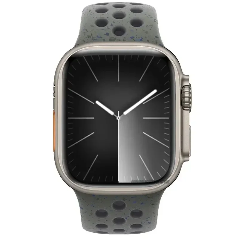 Original Sportarmband für Apple Watch Band 46 mm 49 mm 45 mm 44 mm 38 42 mm Farbige Partikel Gummiband IWatch Ultra 10 9 8 7 6 5 SE – Detail 9