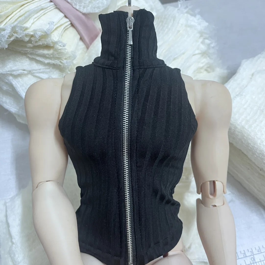 

Новая одежда для кукол 1/3 (75/77 см) для мужских кукол BJD: топ с высоким воротником на молнии, аксессуары для игр и кукольных домиков, без куклы.