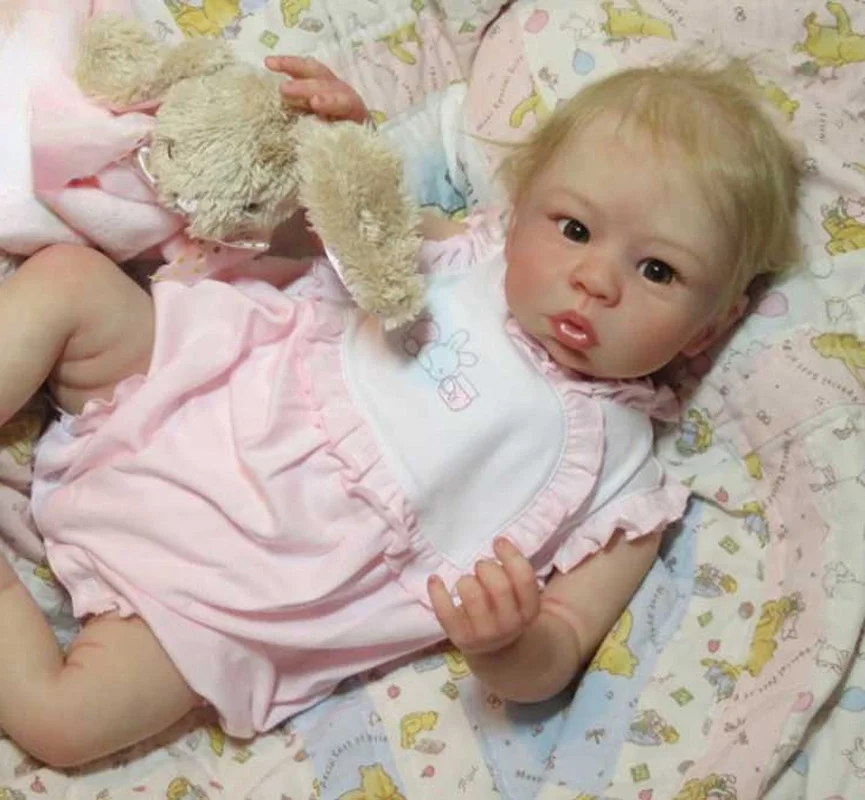 20 インチリボーンエレノアアン未完成未塗装人形パーツ人形キット新生児サイズブランクキット