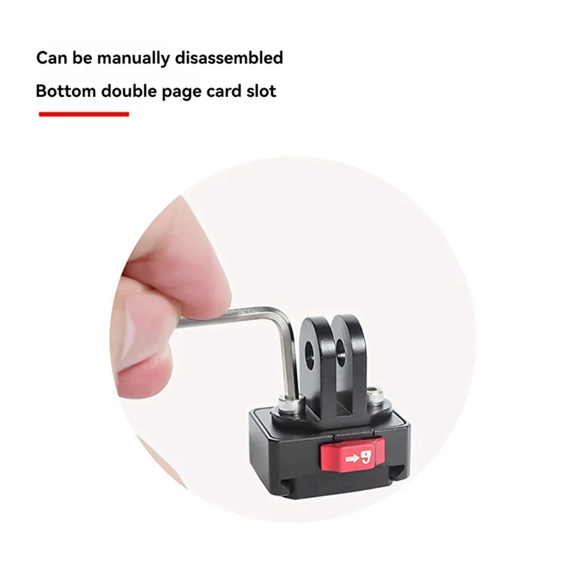 -A96Z Anti-Shake Mini Quick-Release Mount Kit Sports Camera Quick-Release Kit Suitable For Fill Light Microphone Monitor