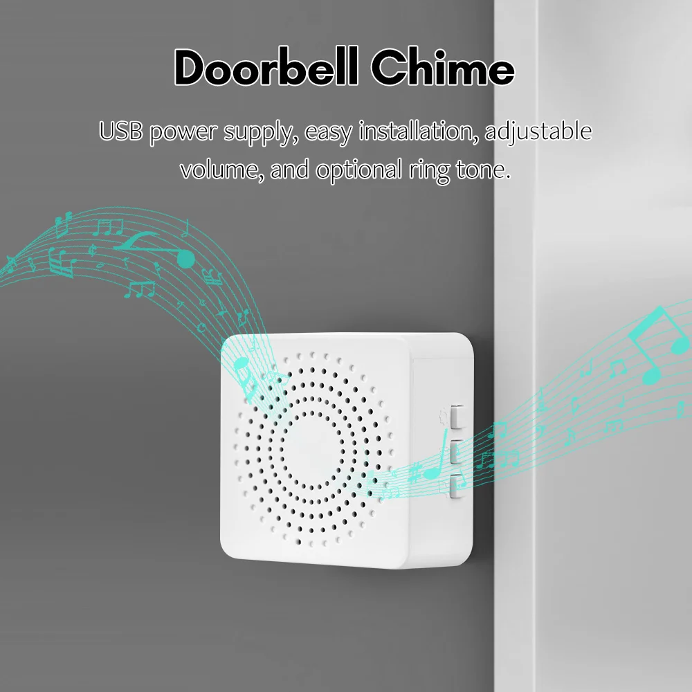 WIFI Video Doorbell Camera Security Camera Doorbell HD 480P with Ringtone Wide Angle View Night Vision Motion Detection 2.4GHZ